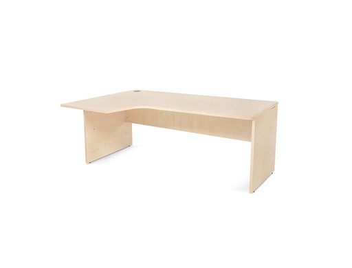 [2078222] ROCADA - MESA SERIE WORK 180X120 CM IZQUIERDA ACABADO AA01 HAYA/HAYA (Ref.2054AA01)