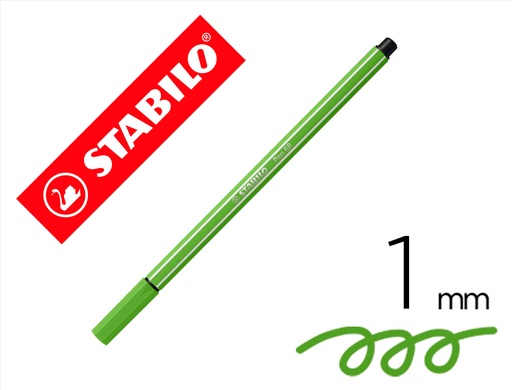 [9150793] STABILO - Rotulador Pen 68 verde claro (Ref.68/33)