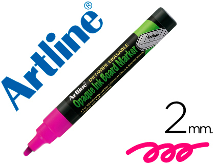 [2052820] ARTLINE - ROTULADOR PIZARRA VERDE NEGRA EPW-4 VI COLOR VIOLETA BOLSA DE 4 ROTULADORES (Ref.EPW-4 VI-PU)