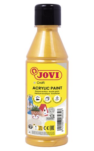 [9931093] JOVI - PINTURA LATEX DECOR 250 ml (botella) ORO (Ref.68038)