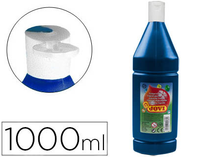 [2057423] JOVI - TEMPERA LIQUIDA ESCOLAR 1000 ML AZUL ULTRAMAR (Ref.51124)