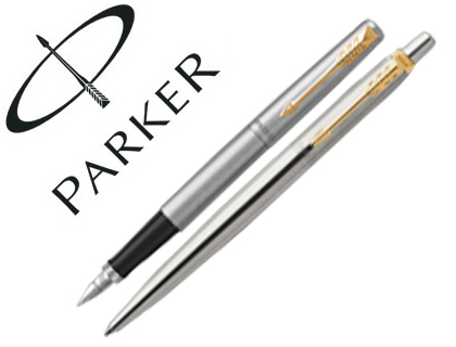 [2155637] PARKER - Juego duo jotter acero gt boligrafo + pluma (Ref. 2093257)