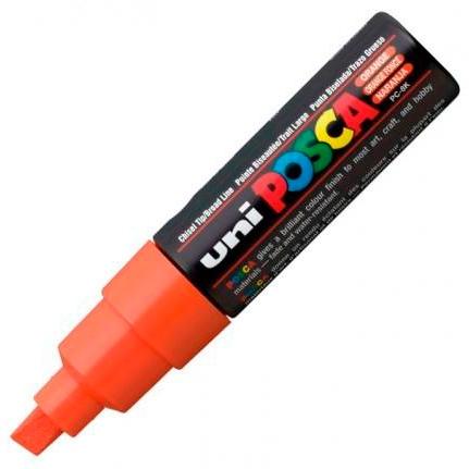 [1735474] UNI-BALL - Marcador PC-8K Uni Posca punta biselada No permanente Naranja (Ref.148825000)