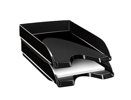 [2057166] CEP - Bandeja de Sobremesa PLASTICO NEGRA 348X257X66 MM (Ref.1002000161)