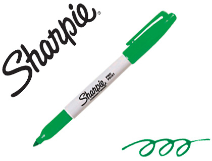 [9155879] SHARPIE - Rotulador permanente punta fina verde (Ref. S0810960)