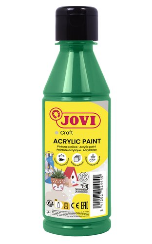 [9931080] JOVI - PINTURA LATEX DECOR 250 ml (botella) VERDE OSCURO (Ref.68019)