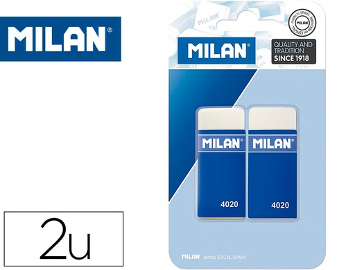 [2161330] MILAN - Goma 4020 miga de pan blister de 2 unidades (Ref. BMM9232)