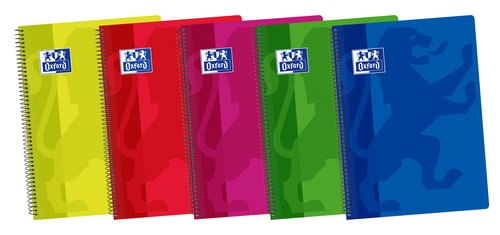 [2074059] OXFORD - BLOC ESPIRAL TAPA PLASTICO OPTIK PAPER FOLIO 80 HOJAS 90 GR HORIZONTAL (Ref.400042148)