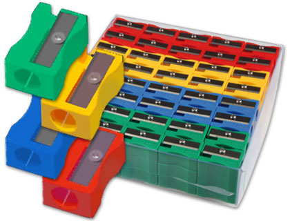 [2020998] Sacapuntas/Afilalapices PLASTICO 80664 1 USO CAJA DE 120 UNIDADES (Ref.80.664)