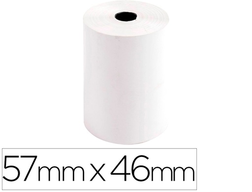 [2162341] EXACOMPTA - Rollo sumadora safe contact termico 57 mm x 46 mm 55 g/m2 (Ref. 40905E)
