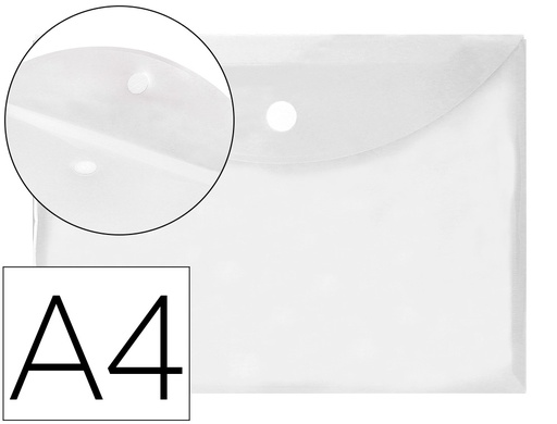 [2035995] LIDERPAPEL - CARPETA DOSSIER A4 CIERRE DE VELCRO TRANSPARENTE (Ref.BY04)