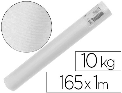 [2068199] LIDERPAPEL - PAPEL KRAFT VERJURADO BLANCO 165MT 60GR BOBINA 10KG (Ref.PK56)