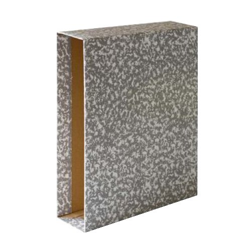 [9938464] GRAFOPLÁS - CAJA para ARCHIVADOR OLEF Fº 82mm JASPEADO GRIS (Ref.7170071)