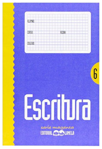 [1135483] LAMELA - Cartilla Escrituracolor Nº 6 6 mm con pauta Cuadrovia (Ref.L31006)