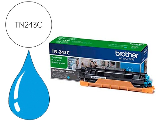 [9156783] BROTHER - Toner Laser ORIGINALES TN-243C CIAN DCP-l3510cdw/HL-l3270cdw/MFC-l3710cw 1.000pg (Ref.TN243C)