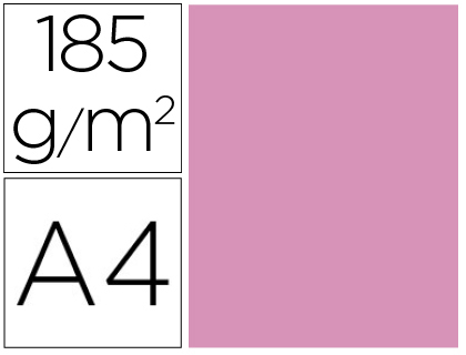 [9153604] GUARRO - CARTULINA DIN A4 ROSA CHICLE 185 GR PAQUETE DE 50 H (Ref.C400108019)