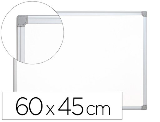 [2156183] Q-CONNECT - Pizarra blanca lacada magnetica marco aluminio 60x45 cm (Ref. KF04149)