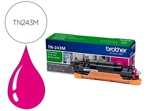 [9156784] BROTHER - Toner Laser ORIGINALES TN-243M MAGENTA DCP-l3510cdw/HL-l3270cdw/MFC-l3710cw 1.000pg (Ref.TN243M)
