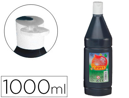 [2057429] JOVI - TEMPERA LIQUIDA ESCOLAR 1000 ML NEGRO (Ref.51130)