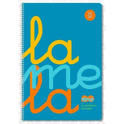 [1934017] LAMELA - Cuaderno Fº polipropileno C5 80 hojas 90 grs azul (Ref.7FTP005B)
