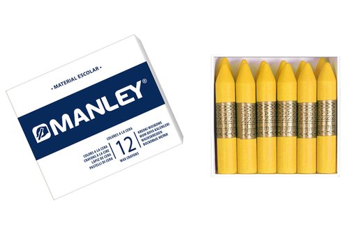 [9931892] MANLEY - CERAS 60MM OXIDO AMARILLO (27) ESTUCHE DE 12 (Ref.MNC04704)