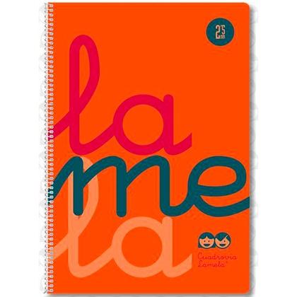 [1934014] LAMELA - Cuaderno Fº polipropileno C5 80 hojas 90 grs naranja (Ref.7FTP005N)