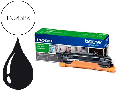 [9156630] BROTHER - Toner Laser ORIGINALES TN-243BK NEGRO DCP-l3510cdw/HL-l3270cdw/MFC-l3710cw 1.000pg (Ref.TN243BK)