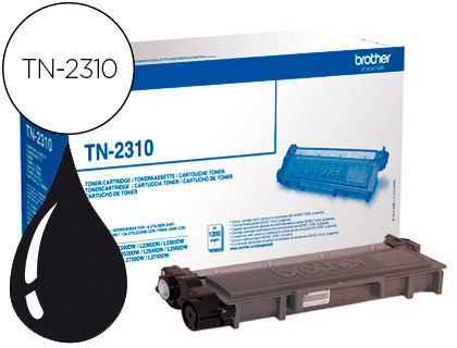 [9063894] BROTHER - Toner Laser ORIGINALES TN-2310 Negro 1.200pg (Ref.TN2310)