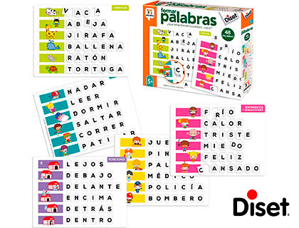 [9152398] DISET - Juego didactico formar palabras (Ref. 68952)
