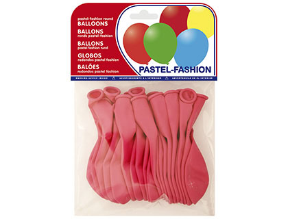 [2063221] GLOBOS PASTEL FUCSIA BOLSA DE 20 UNIDADES (Ref.20014)