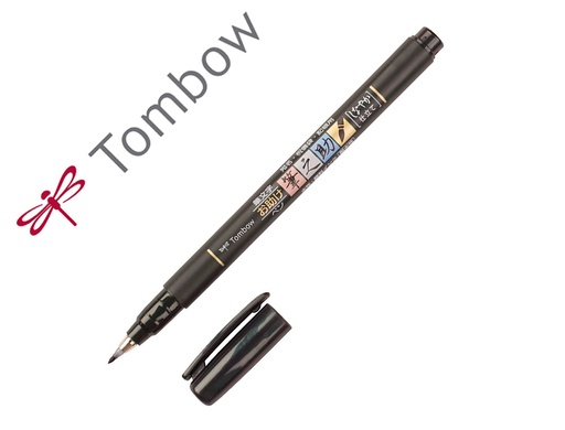 [9936912] TOMBOW - FUDENOSUKE ROTULADOR CALIGRAFÍA PUNTA ELÁSTICA BLANDA NEGRO (Ref.WS-BS)
