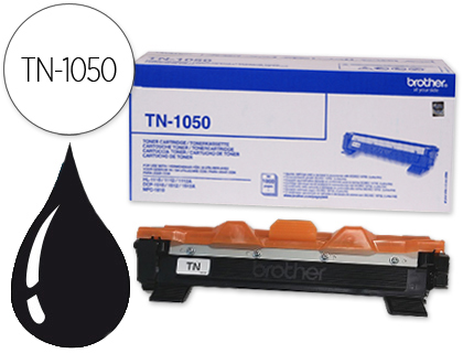 [9072822] BROTHER - Toner Laser ORIGINALES TN-1050 Negro 1.000pg (Ref.TN1050)