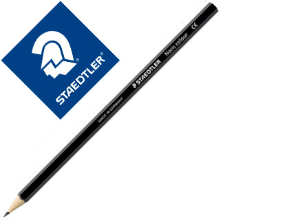 [9152325] STAEDTLER - Lapiz de color wopex ecologico negro (Ref. 185-9)