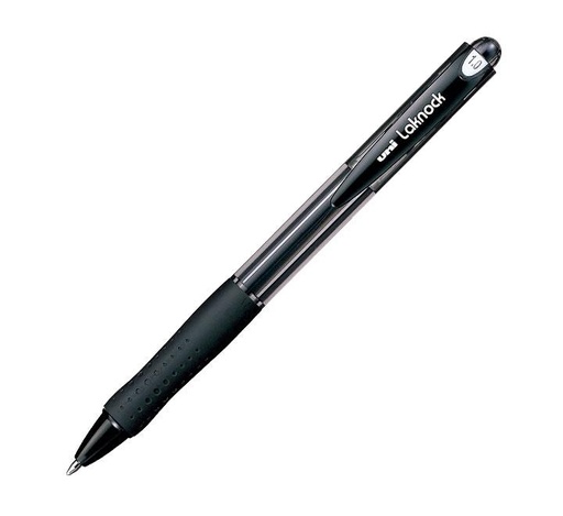 [1741142] UNI-BALL - Boligrafo retractil SN-100 laknock negro (Ref.733972000)