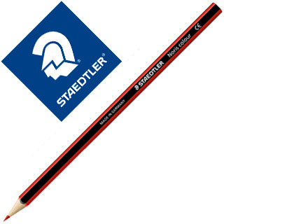 [9152326] STAEDTLER - Lapiz de color wopex ecologico rojo (Ref. 185-2)