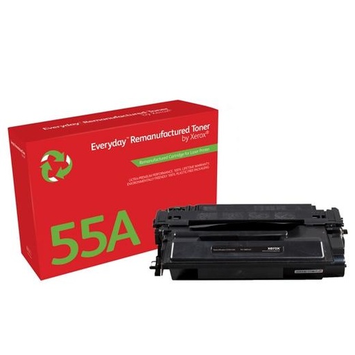 [1403637] XEROX - OFFICE - Toner Laser COMPATIBLES HP 55A (CE255A) Negro (Ref.106R01621)