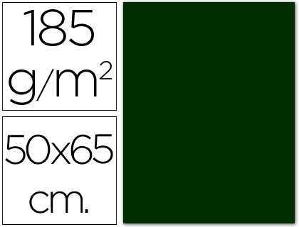 [9012672] CANSON - Cartulina IRIS 50x65 cm Verde 185 gr (Ref.200040240)