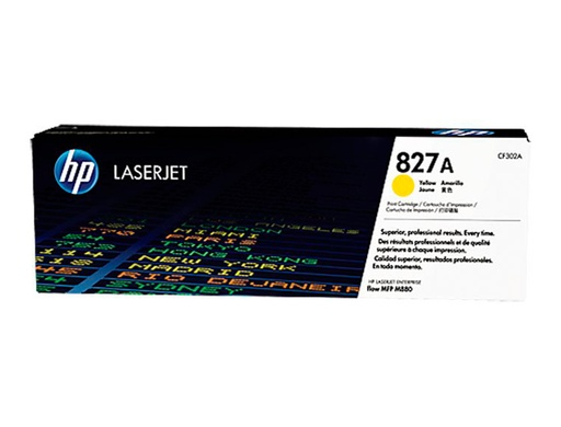 [1414862] HP ( HEWLETT PACKARD ) - Toner Laser ORIGINALES 827A Amarillo (Ref.CF302A)