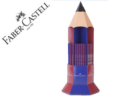 [2073907] FABER CASTELL - LAPICES DE GRAFITO FABER ECOLAPIZ JANUS 2160 BICOLOR EXPOSITOR 120 (Ref.1160-120-S)