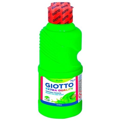 [1154516] GIOTTO - Temperas Fluorescente 250ml Verde 5311XX (Ref.531102)