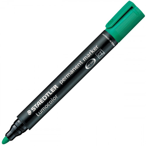 [1719260] STAEDTLER - Marcador PERMANENTE 352 PUNTA CONICA COLOR VERDE TRAZO 2 MM (Ref.352-5)