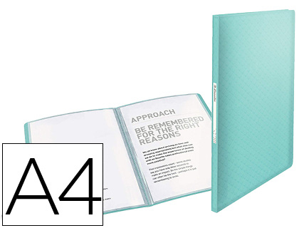 [2153798] ESSELTE - CARPETA ESCAPARATE COLOUR ICE 40 FUNDAS POLIPROPILENO DIN A4 COLOR AZUL (Ref.626227)