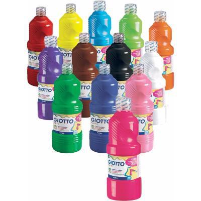 [2073601] GIOTTO - TEMPERA LIQUIDA ESCOLAR LAVABLE 500 ML AZUL TURQUESA (Ref.535318)