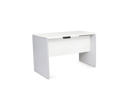 [2078204] ROCADA - MESA OFICINA SERIE WORK 120X60 CM ACABADO AB04 ALUMINIO/BLANCO (Ref.2000AB04)