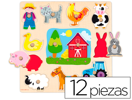[2054865] DISET - PUZZLE SILUETA GRANJA (Ref.53025)