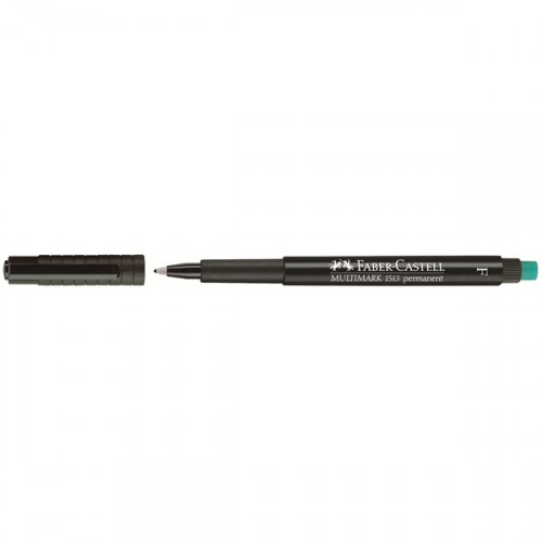 [1152594] FABER CASTELL - Marcador PERMANENTE MULTIMARK PTA F NG 151399. COLOR NEGRO. (Ref.151399)