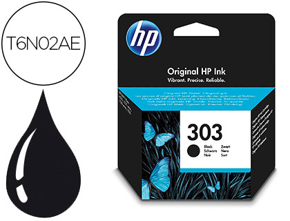 [2152485] HP ( HEWLETT PACKARD ) - cartucho inyección negro 303 ENVY 7800 (Ref.T6N02AE)