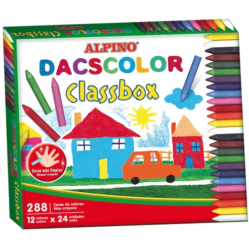 [9936073] DACS - CERAS ALPINO COLOR CLASSPACK ESTUCHE de 288 SURTIDO (Ref.DC000016)