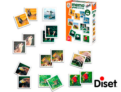 [9152367] DISET - Juego didactico memo photo animals (Ref. 68941)