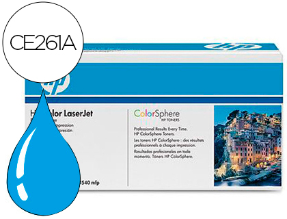 [9048808] HP ( HEWLETT PACKARD ) - Toner Laser ORIGINALES 648A Cyan (Ref.CE261A)